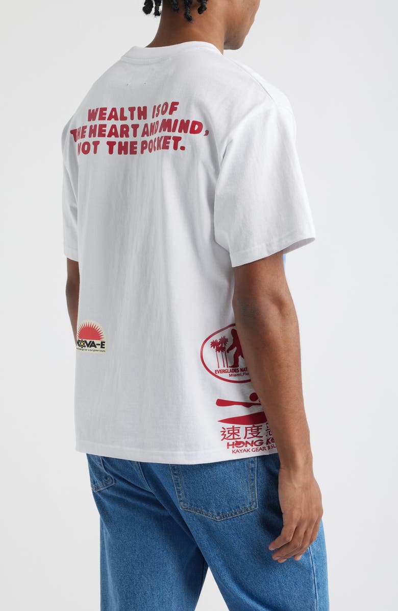 Billionaire Boys Club Hook Cotton Graphic T-Shirt, Alternate, color, White