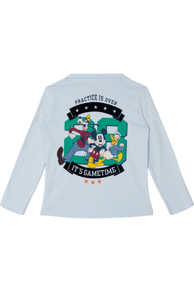 Mickey Mouse 2-Pack Long Sleeve T-Shirts, Alternate, color, Mickey Green Blue