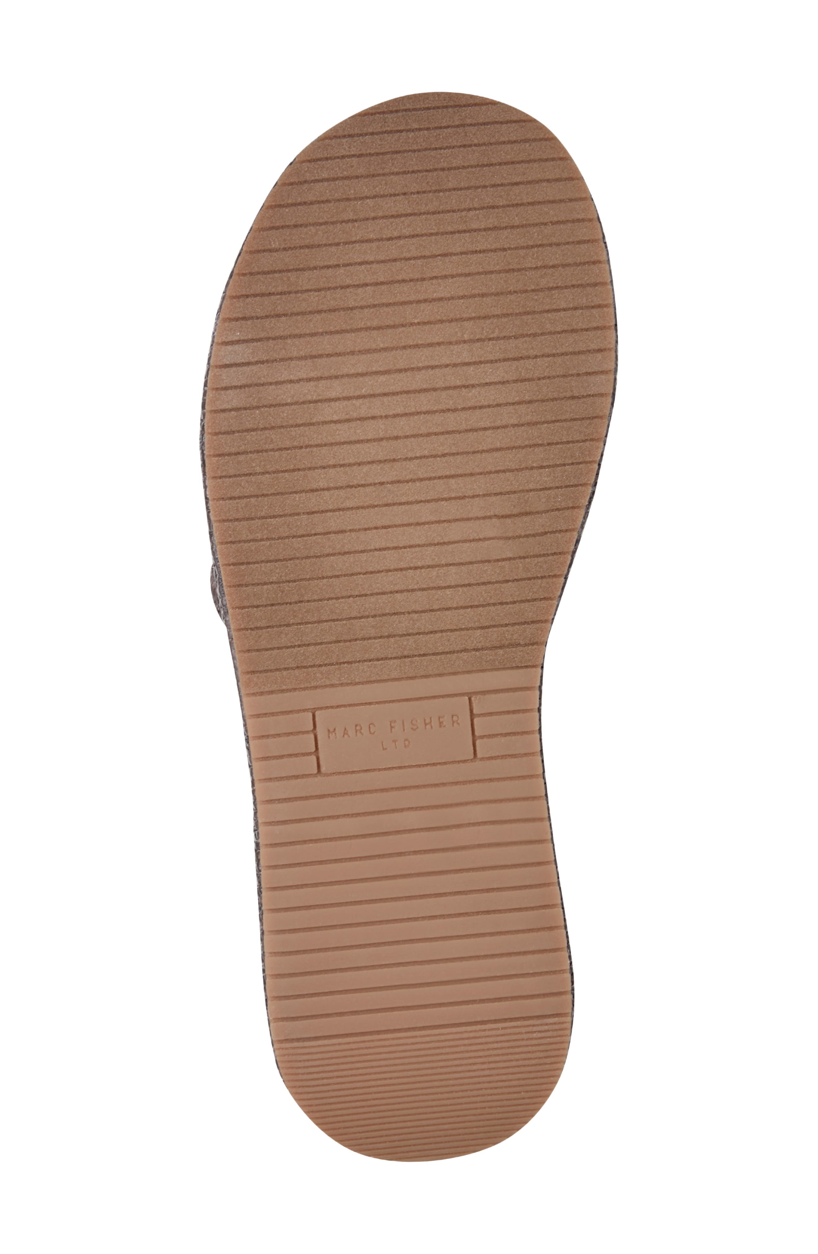 Marc Fisher LTD Daylin Platform Sandal, Alternate, color, Medium Brown