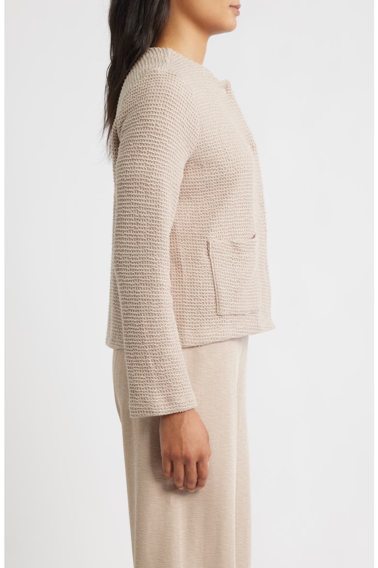 Textured Organic Cotton Jacket, Alternate, color, WHEAT