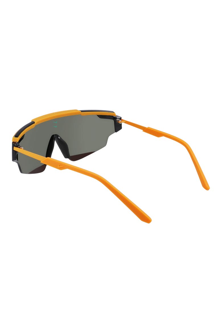 Marquee Edge 64mm Shield Sunglasses, Alternate, color, MONARCH/ GREEN
