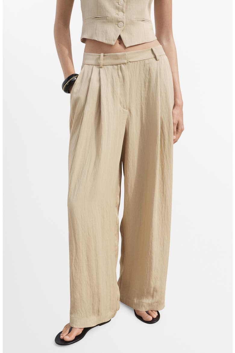 Straight Leg Suit Pants, Main, color, BEIGE