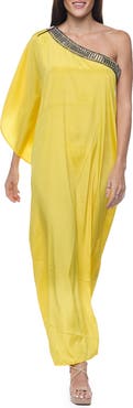 RANEES Embellished One-Shoulder Dress