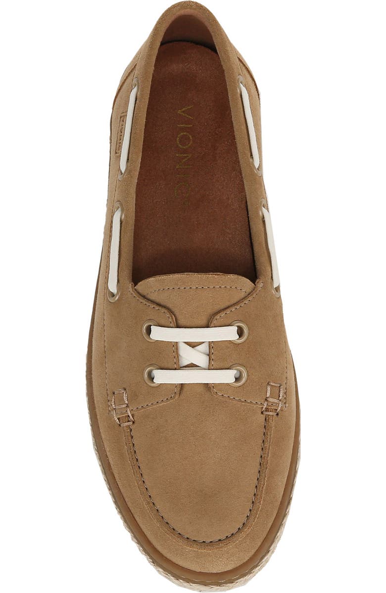 Vionic Bay Loafer Boat Shoe, Alternate, color, Sand