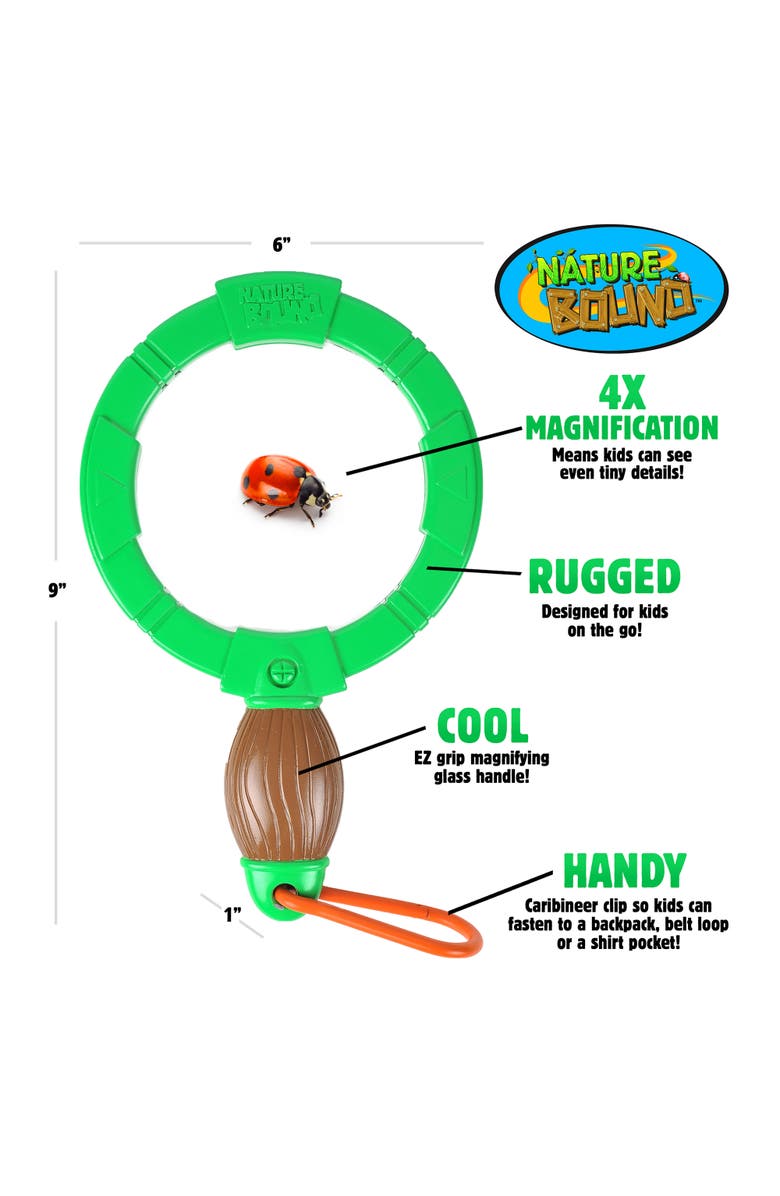 Nature Bound Big Magnifier, 4X Insect Lens with Clip, Alternate, color, Multicolored