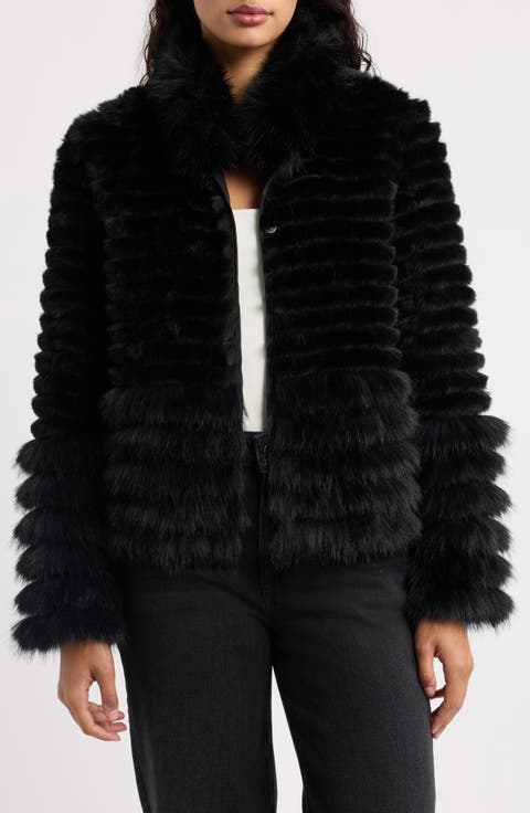 Joyce Reversible Faux Fur Jacket