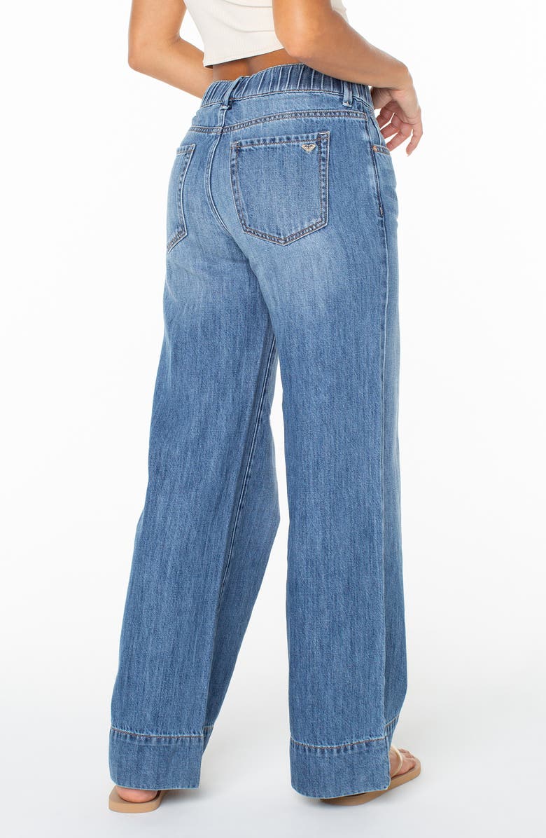 Roxy Finley Wide Leg Drawstring Jeans, Alternate, color, Zone Out