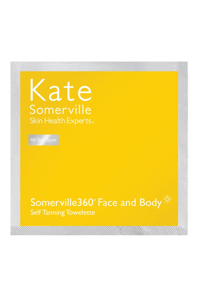 Somerville360° Tanning Towelettes, Main, color, NO COLOR