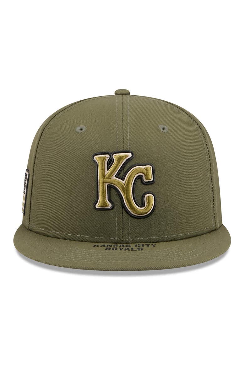 Men's New Era  Olive Kansas City Royals 2026 Armed Forces Day 59FIFTY Fitted Hat, Alternate, color, Olive