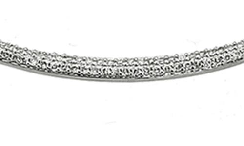 Monica Vinader Skinny Curve Diamond Bar Necklace In Metallic