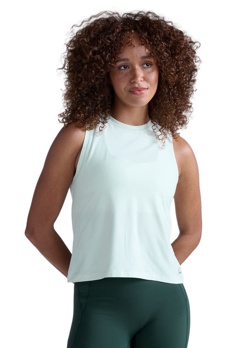2XU Form Soft Jersey Relaxed Tank, Main, color, Mint Dust/White