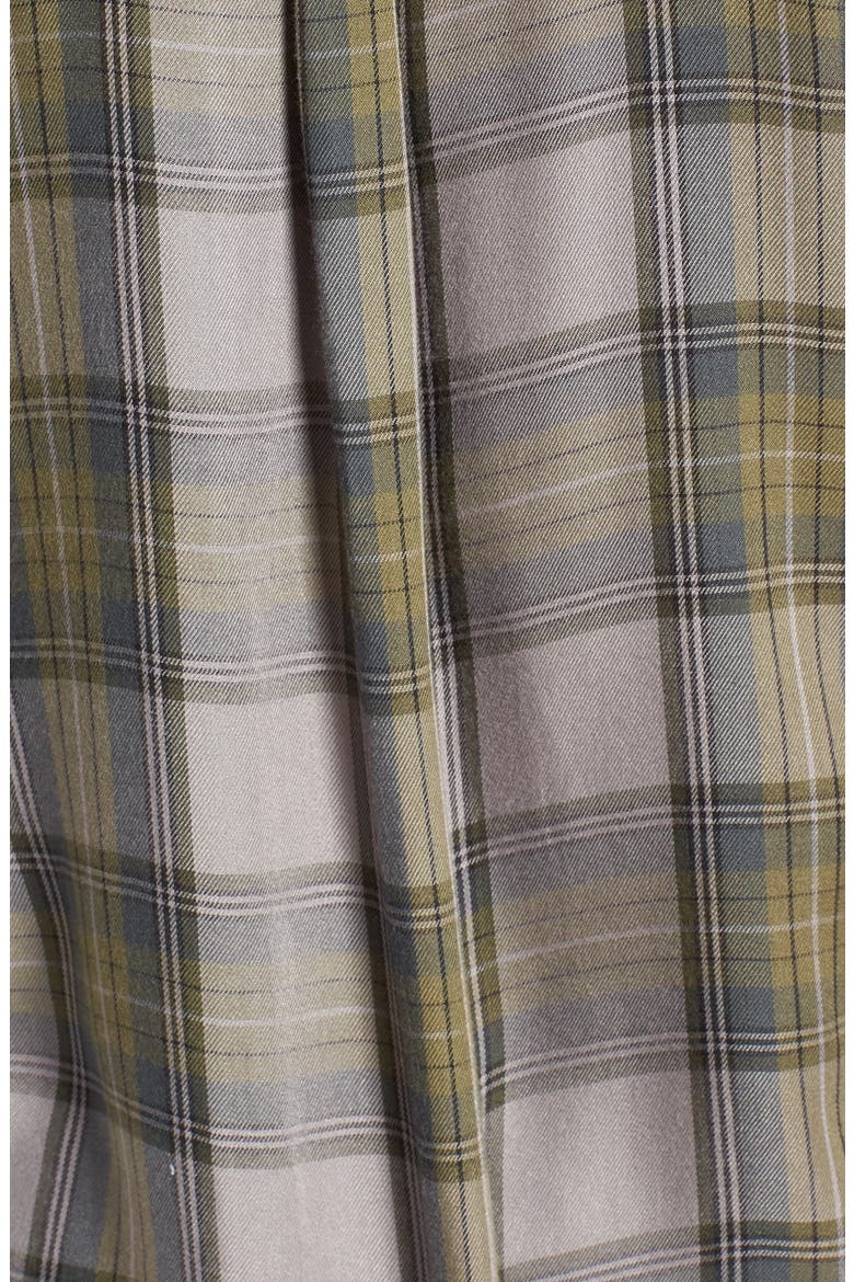 Plaid Tunic Shirt, Alternate, color, GREY CLOUDBURST CAMP PLAID