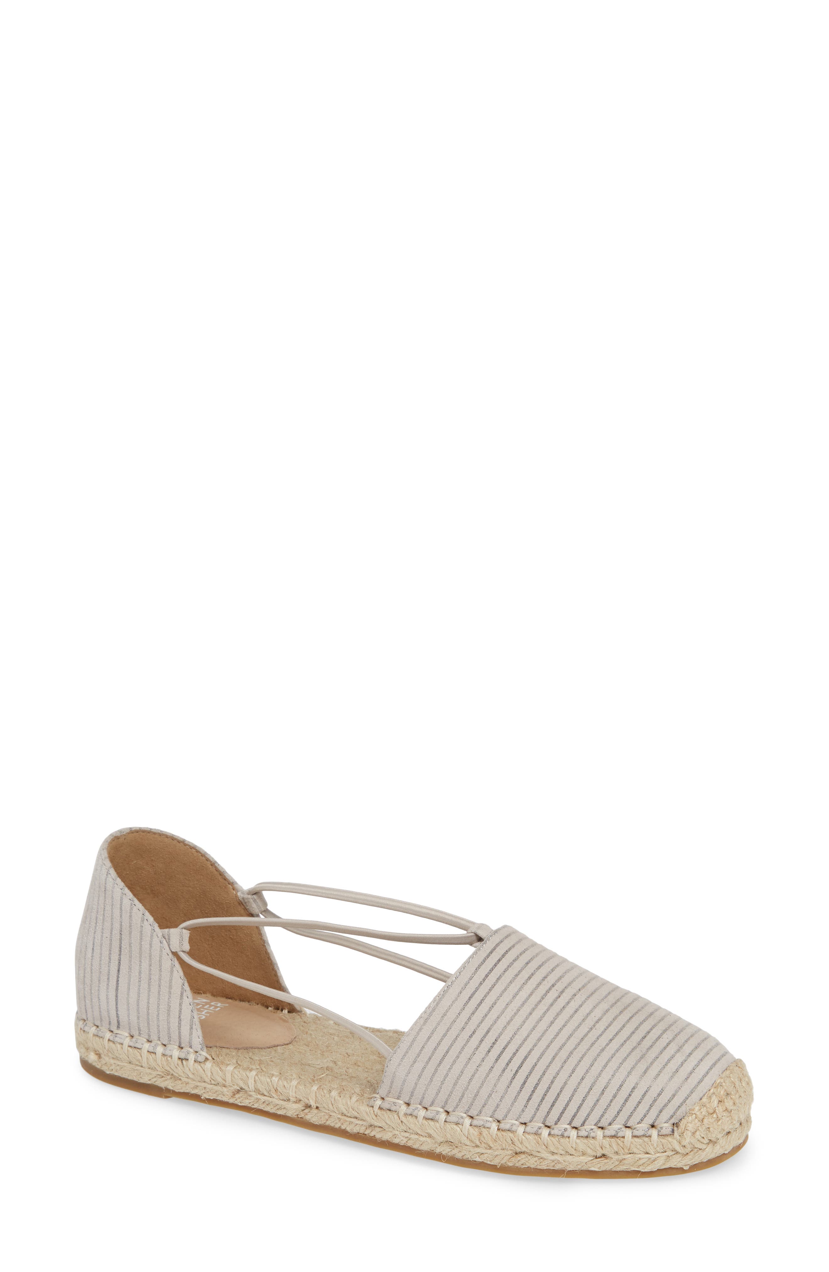 Lee Espadrille Flat, Main, color, OYSTER PRINTED SUEDE