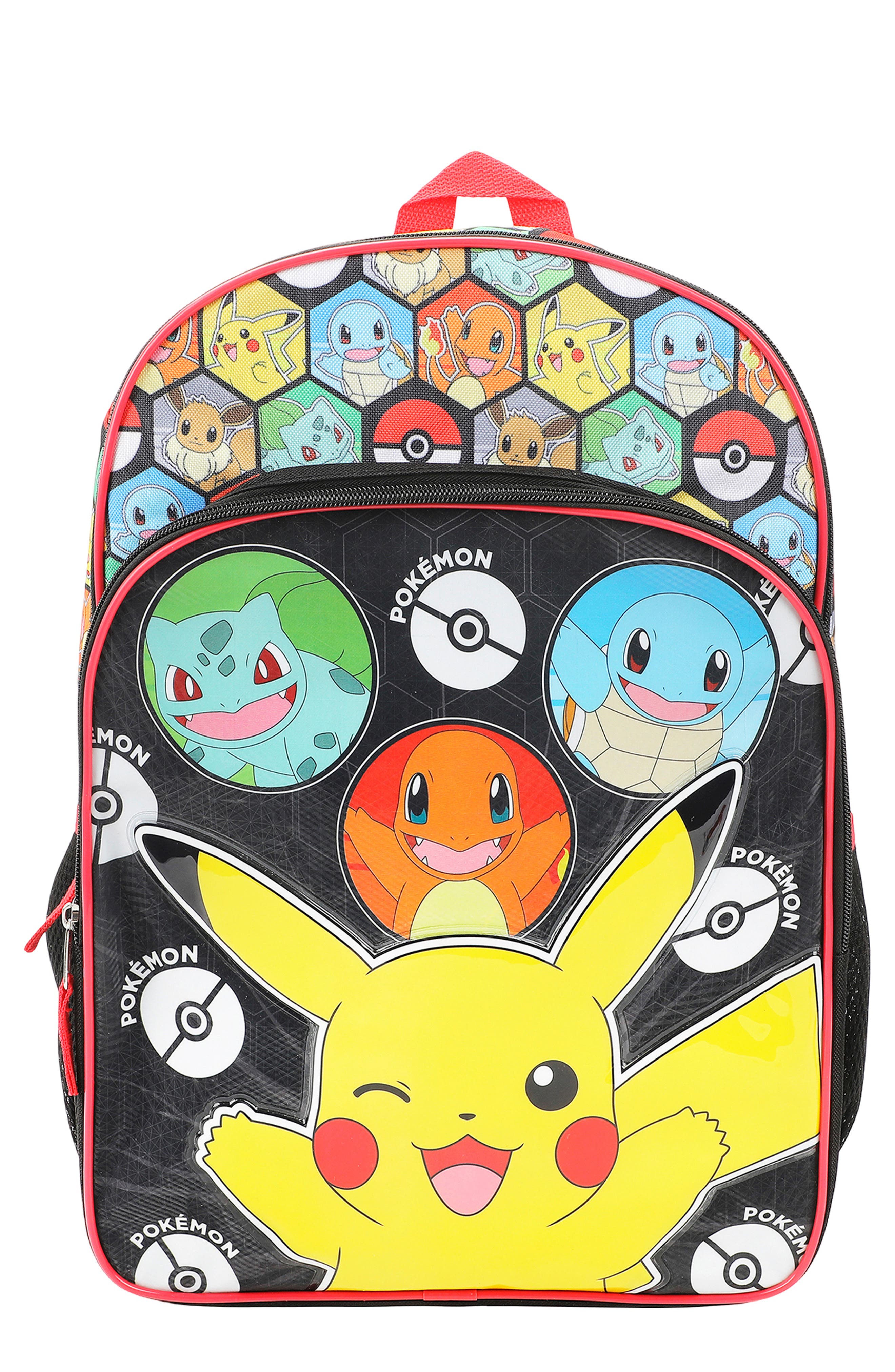 BIOWORLD Kids' Pokemon Backpack, Main, color, 