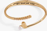 Alex and Ani Golf Club 'My Cup of Tee' Bypass Cuff Bracelet