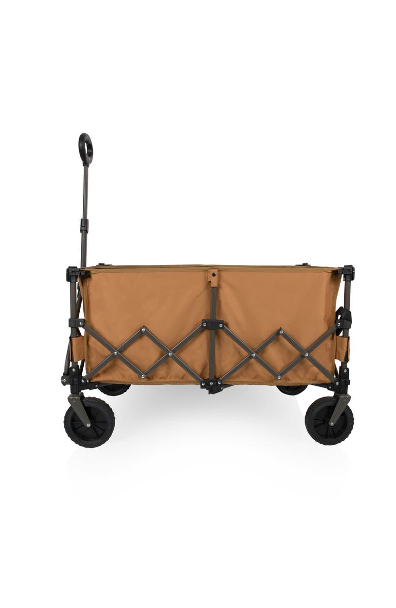 Oniva Wilderness Collapsible Folding Wagon, Alternate, color, Brown & Gray