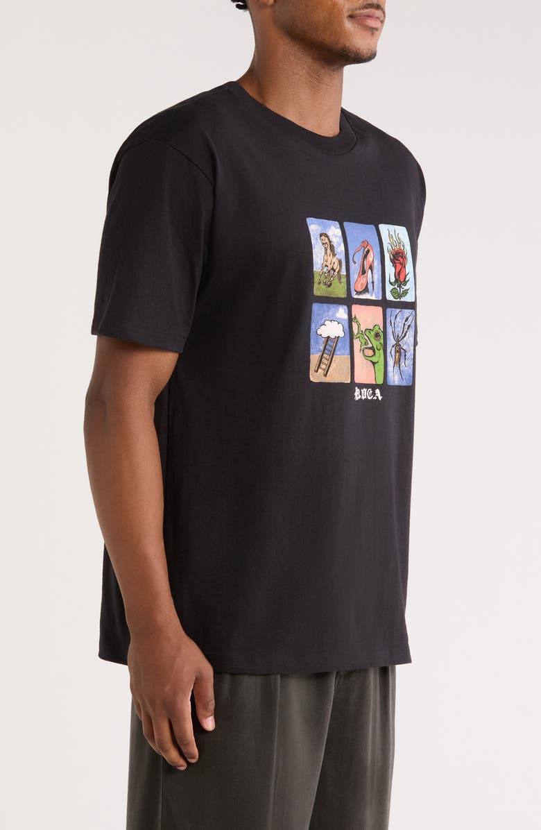RVCA KSL Graphic T-Shirt, Alternate, color, Black