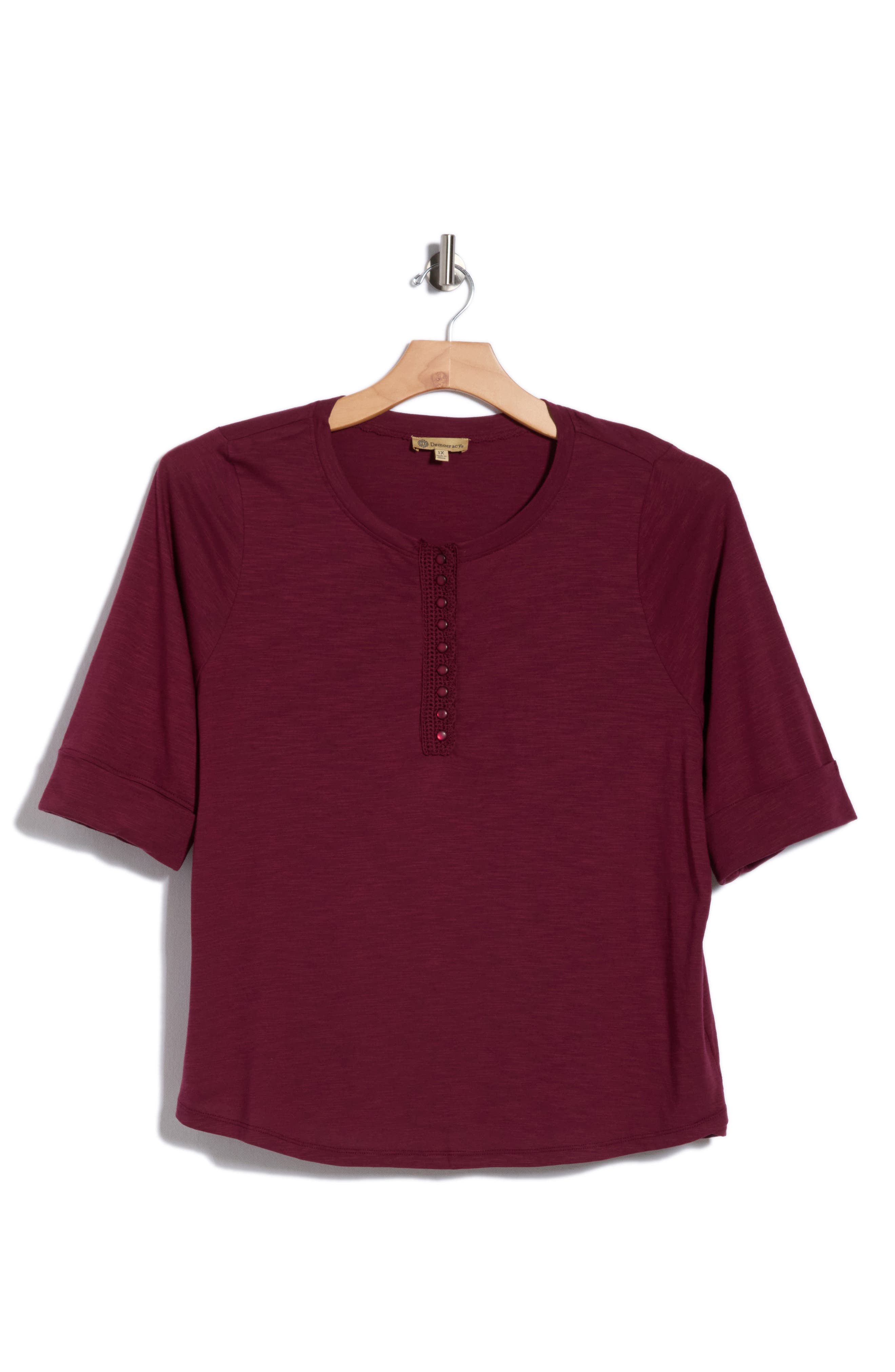 Henley Knit Top