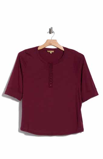 Henley Knit Top