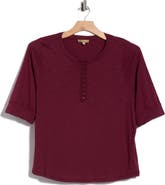 Democracy Henley Knit Top