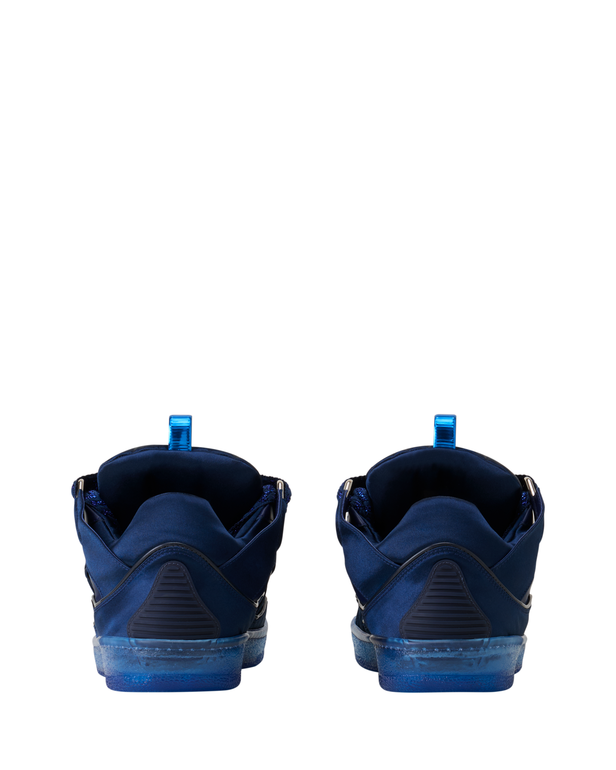 Curb Sneakers In Satin, Alternate, color, Blue