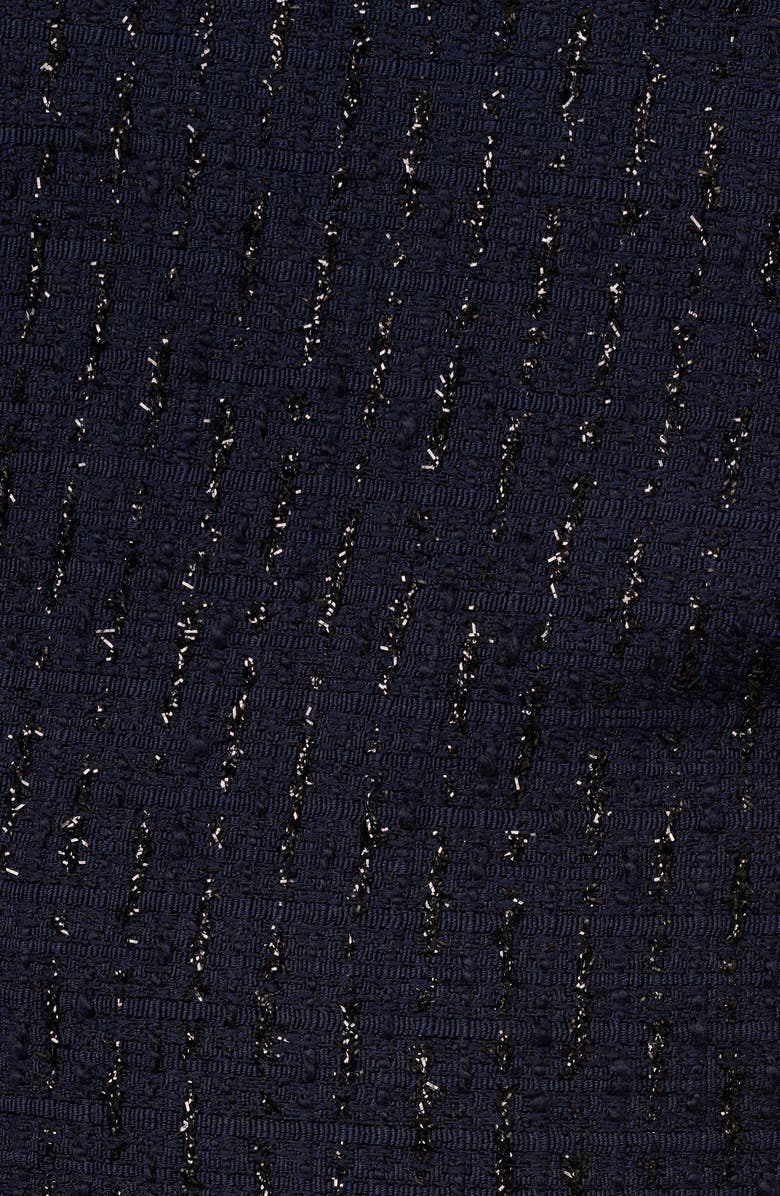 Adrianna Papell Glitter Stripe Sleeveless Stretch Gown, Alternate, color, 