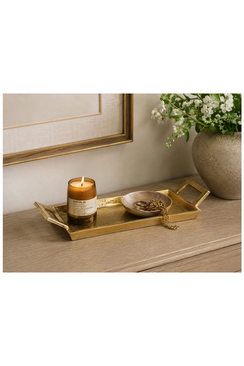 La Reserve Decorative Aluminum Tray, Alternate, color, GOLD