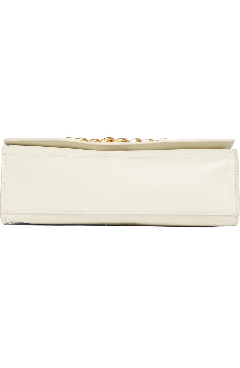 Rebecca Minkoff Curb Link Leather Crossbody Bag, Alternate, color, Porcelain