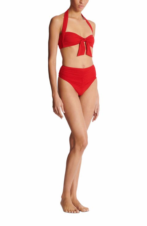 Plain Two-Piece Swimsuit