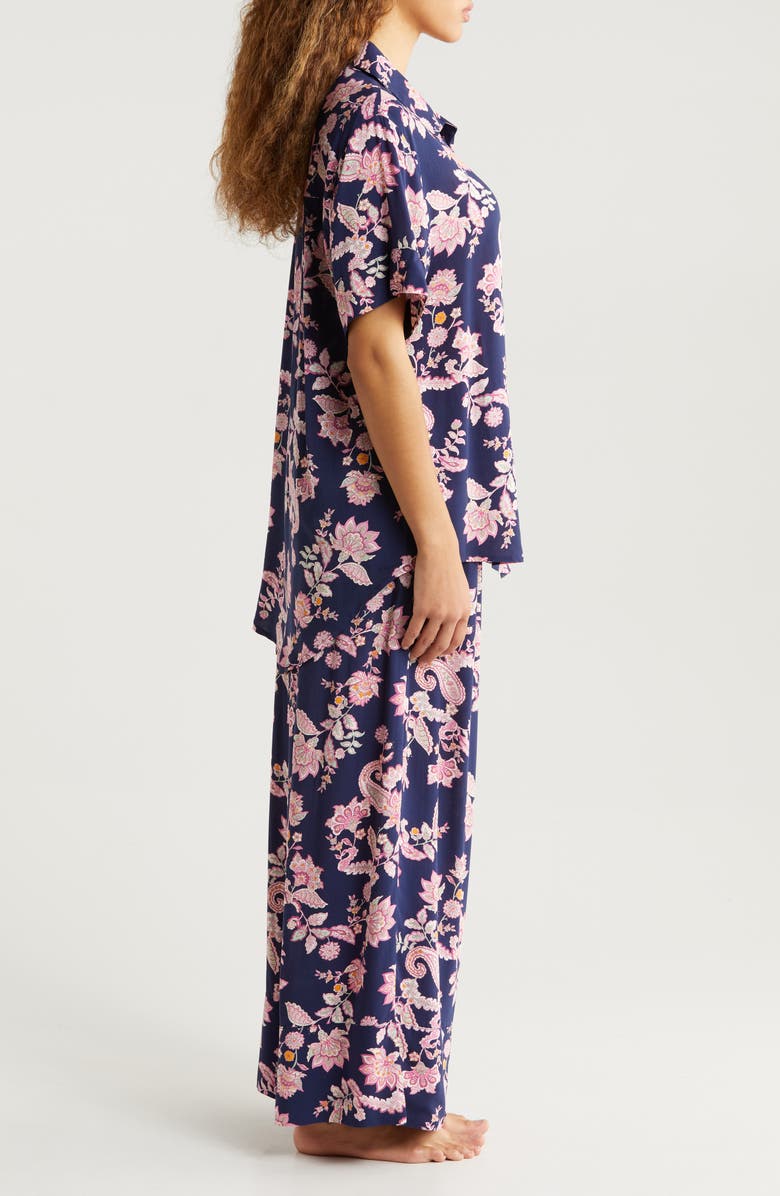 Papinelle Abigail Paisley Wide Leg Pajamas, Alternate, color, 