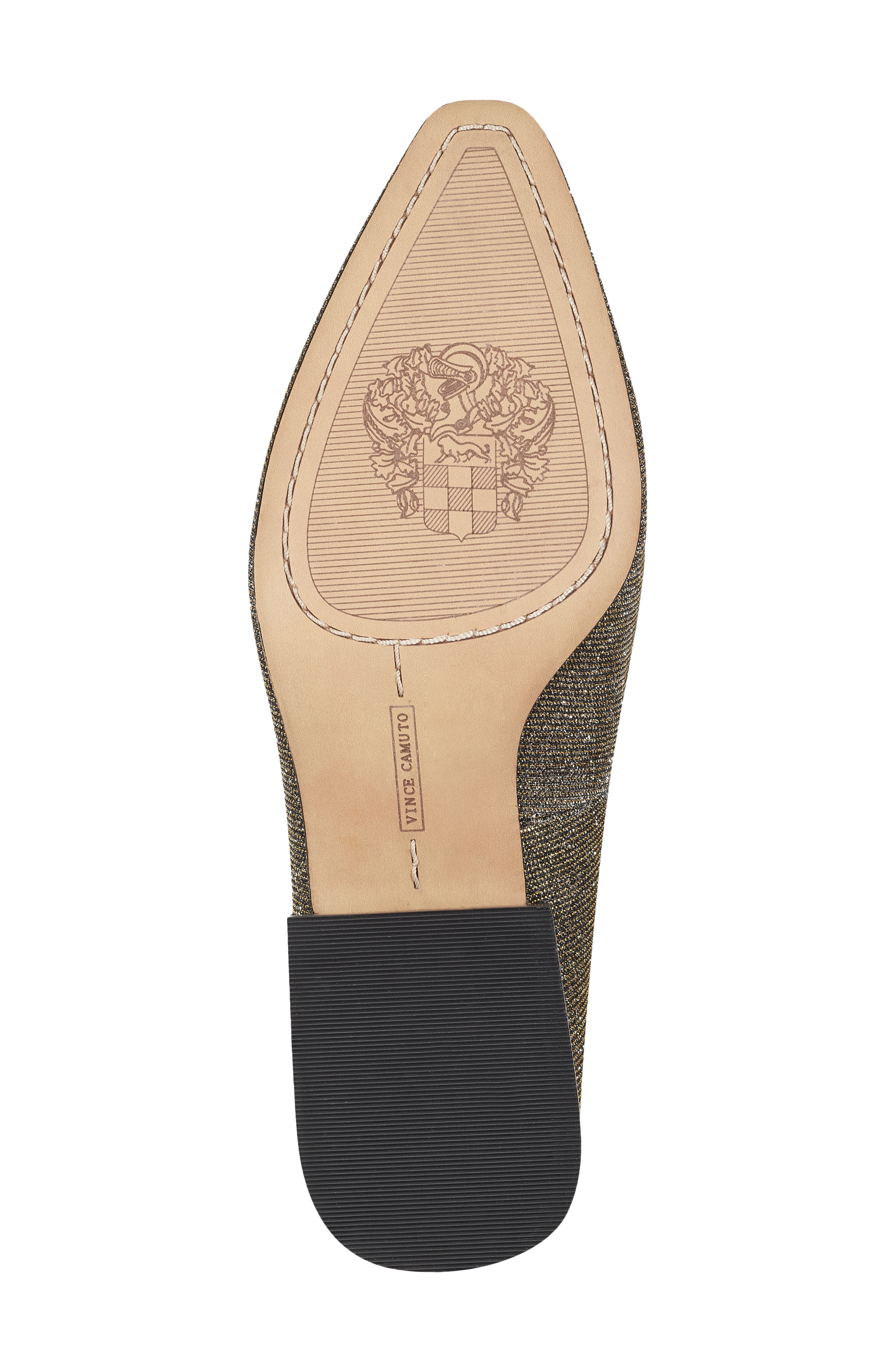 Vince Camuto Adealia Loafer Pump, Alternate, color, Pewter Glitter Fabric