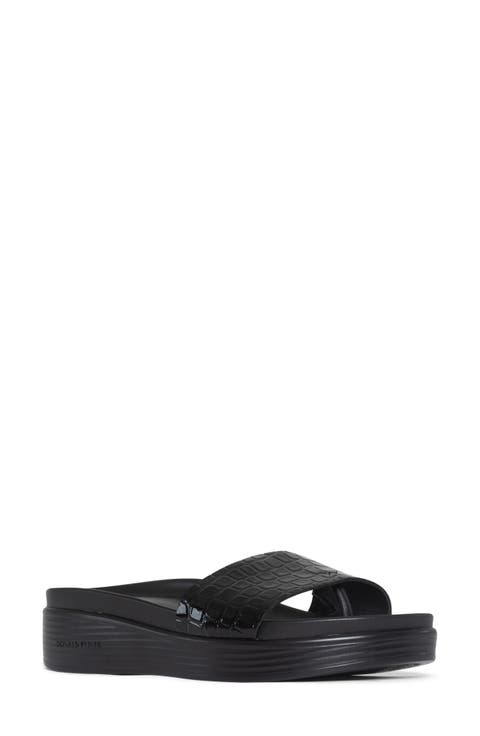 Fiji Suede Slide Sandal (Women)