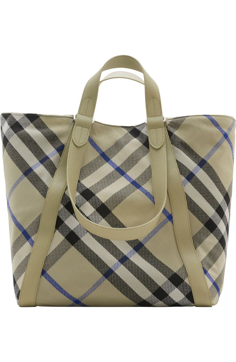 Burberry Festival Jacquard Check Canvas Tote, Main, color,