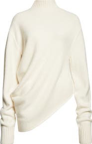 A.L.C. Naomi Asymmetric Mock Neck Sweater