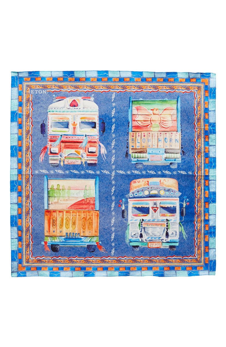 Eton Cotton Pocket Square, Alternate, color,