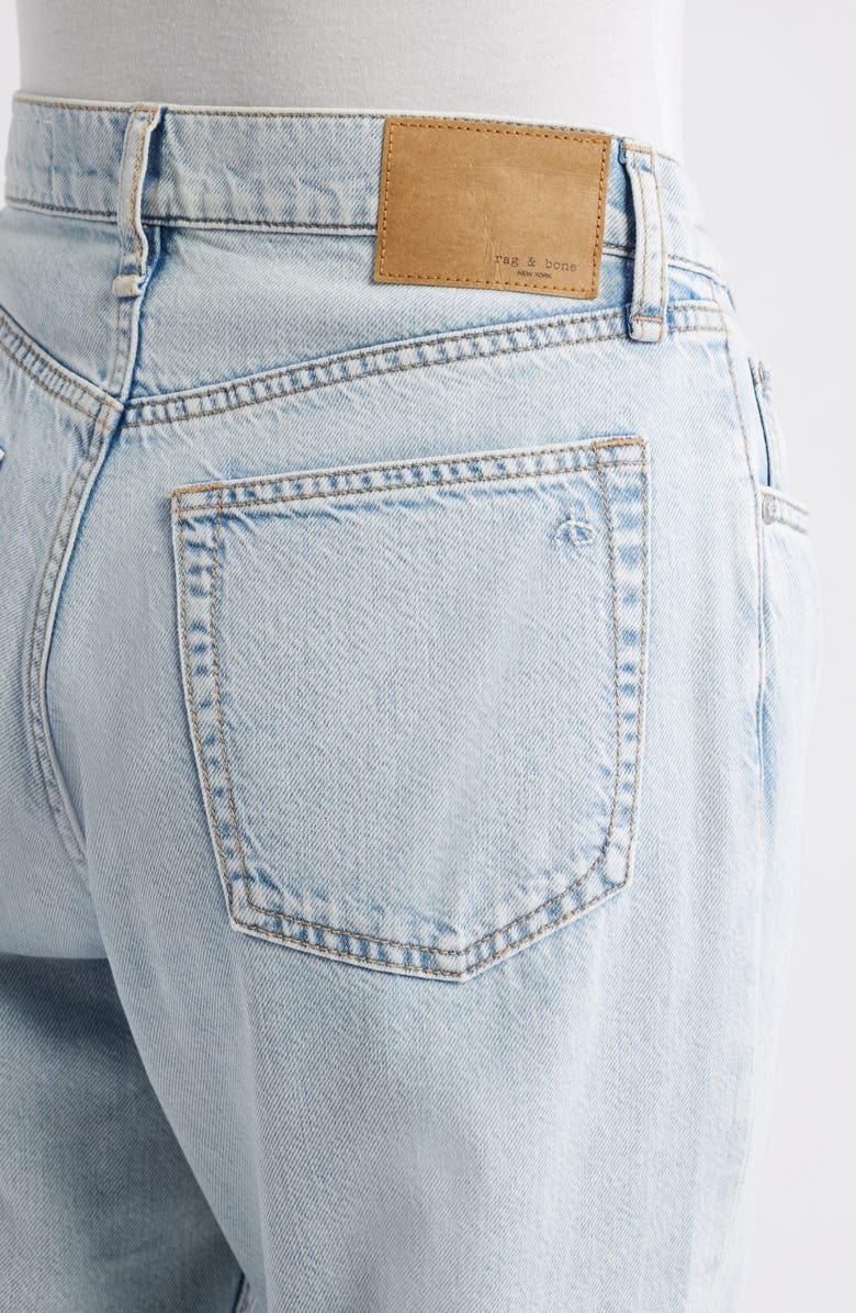 rag & bone Shea High Waist Relaxed Straight Leg Jeans, Alternate, color, Cliffside
