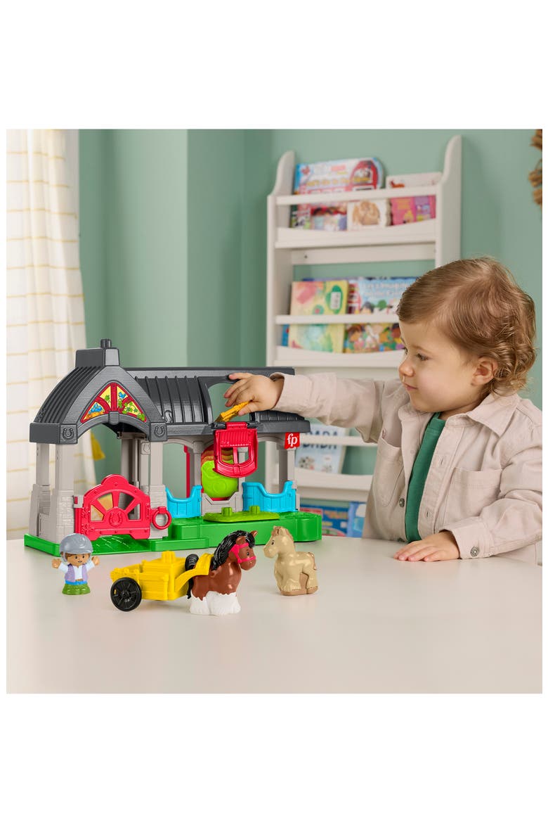 Little People® Friendly Horses Stable Playset, Alternate, color, STABLE
