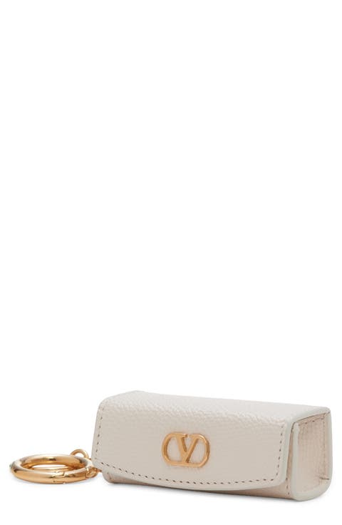 VLOGO Lipstick Leather Keychain