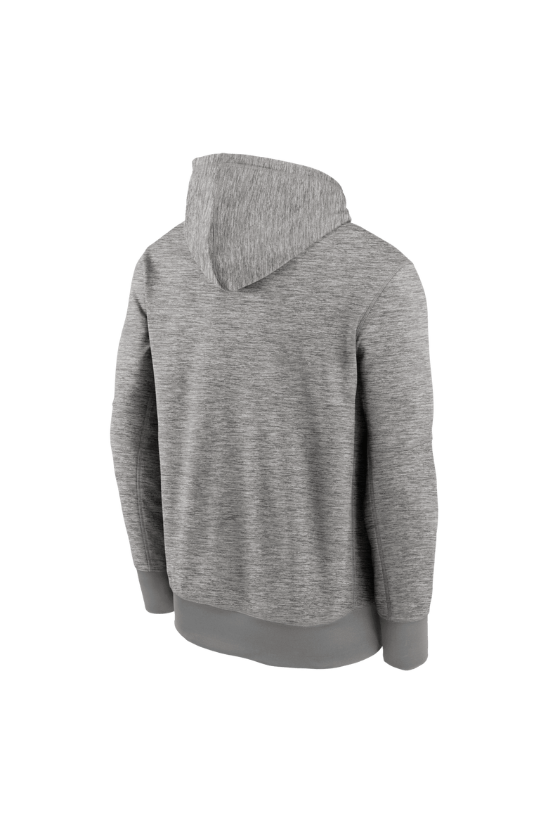 Men's Nike Heather Gray Cincinnati Reds Primary Logo Therma Hoodie, Alternate, color, Heather Gray