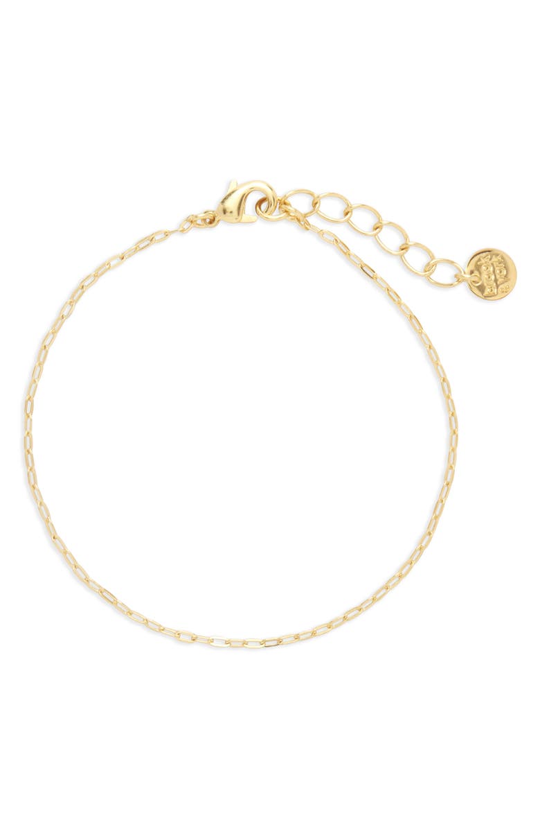 Brook and York Carly Chain Link Bracelet, Main, color, Gold