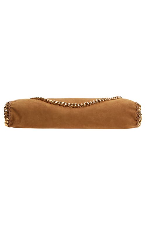 Stella Mccartney Falabella Faux Suede Tote In Brandy