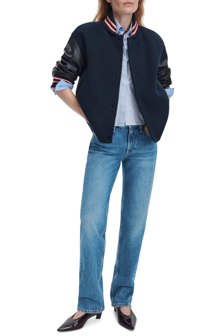 Harlow Low Rise Full Slim Straight Jeans, Alternate, color, CANDICE