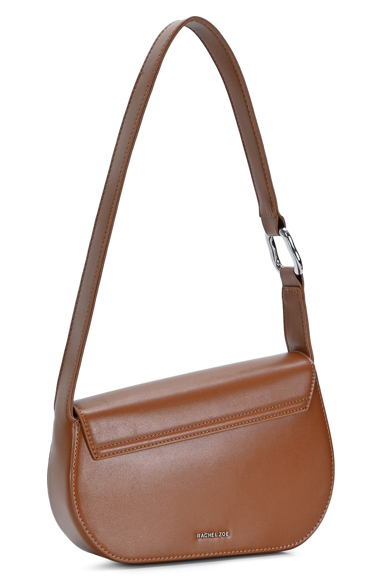 Asymmetric Flap Shoulder Bag, Alternate, color, CAMEL