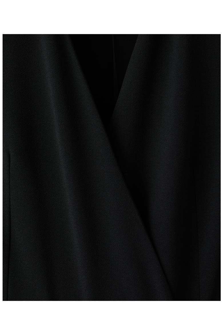 Belt Wrap Sleeveless Jumpsuit, Alternate, color, BLACK