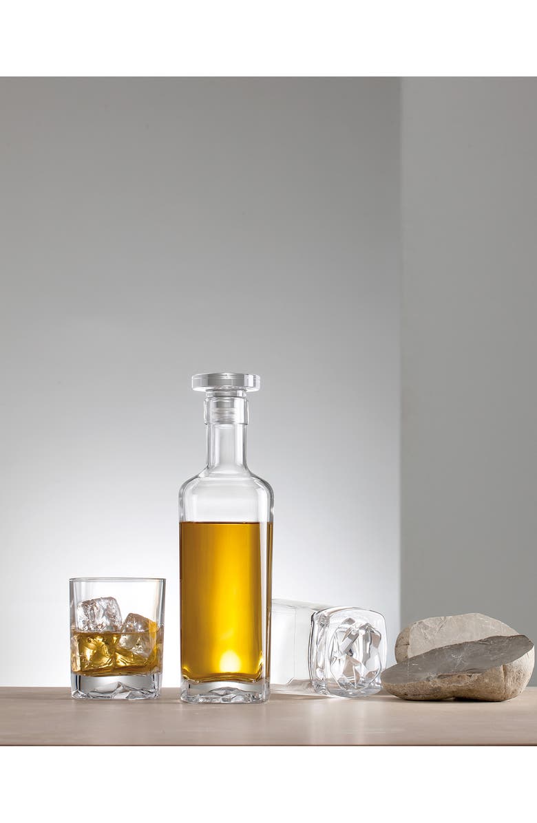 Luigi Bormioli On the Rocks Set of 4 Double Old Fashioned Glasses, Alternate, color, 