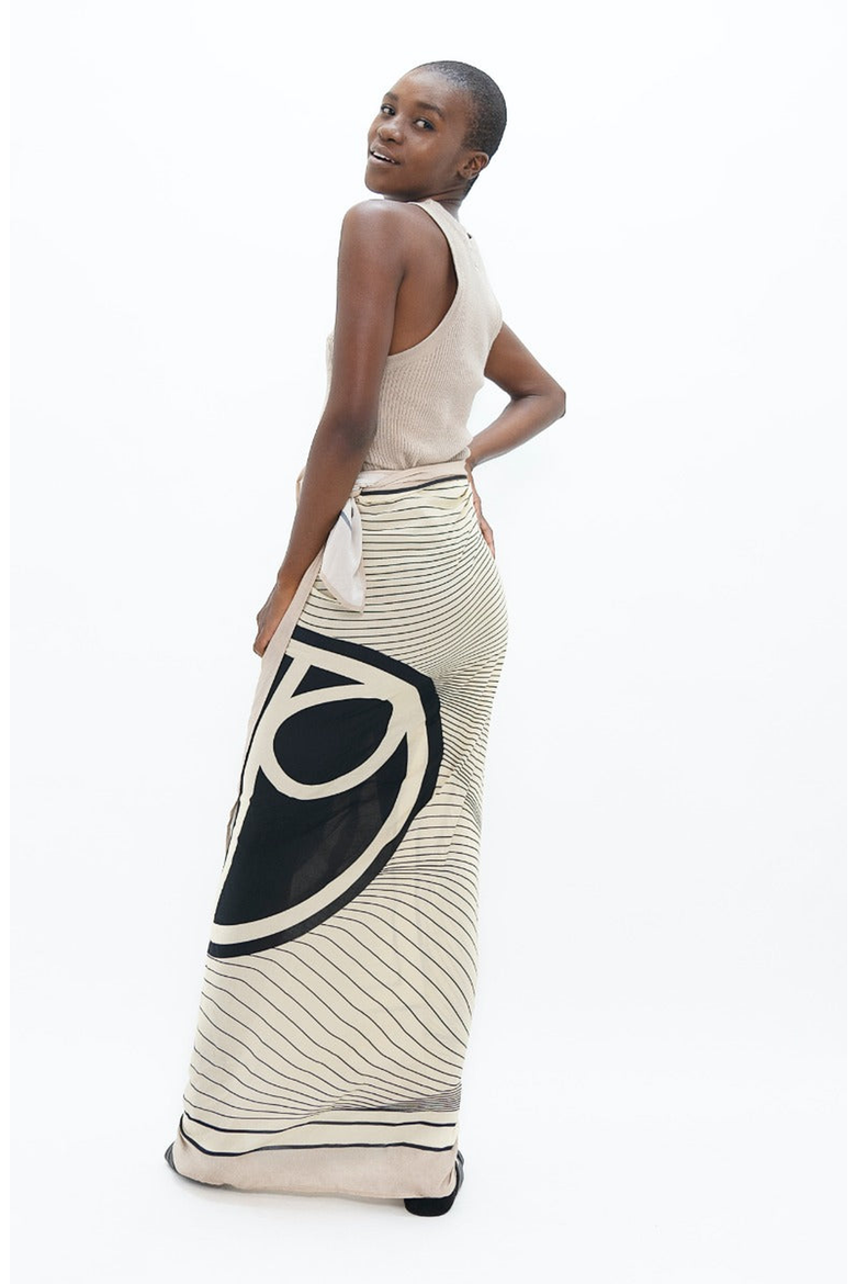 Biarritz BIQ Sarong, Alternate, color, White Dove / Sand