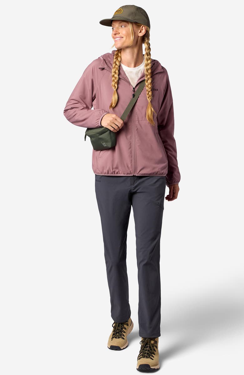 Marmot Aerothermal Hooded Jacket, Alternate, color, Light Mauve