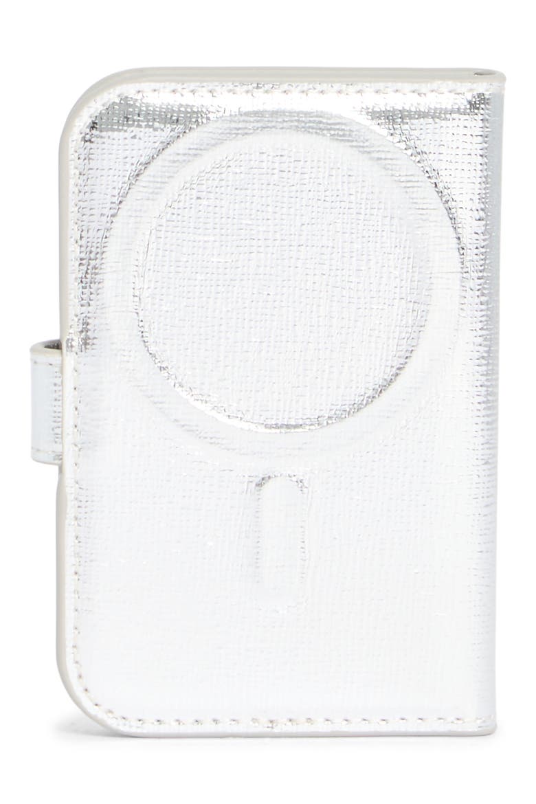 Morgan Magnetic Card Case Wallet, Alternate, color, METALLIC SILVER