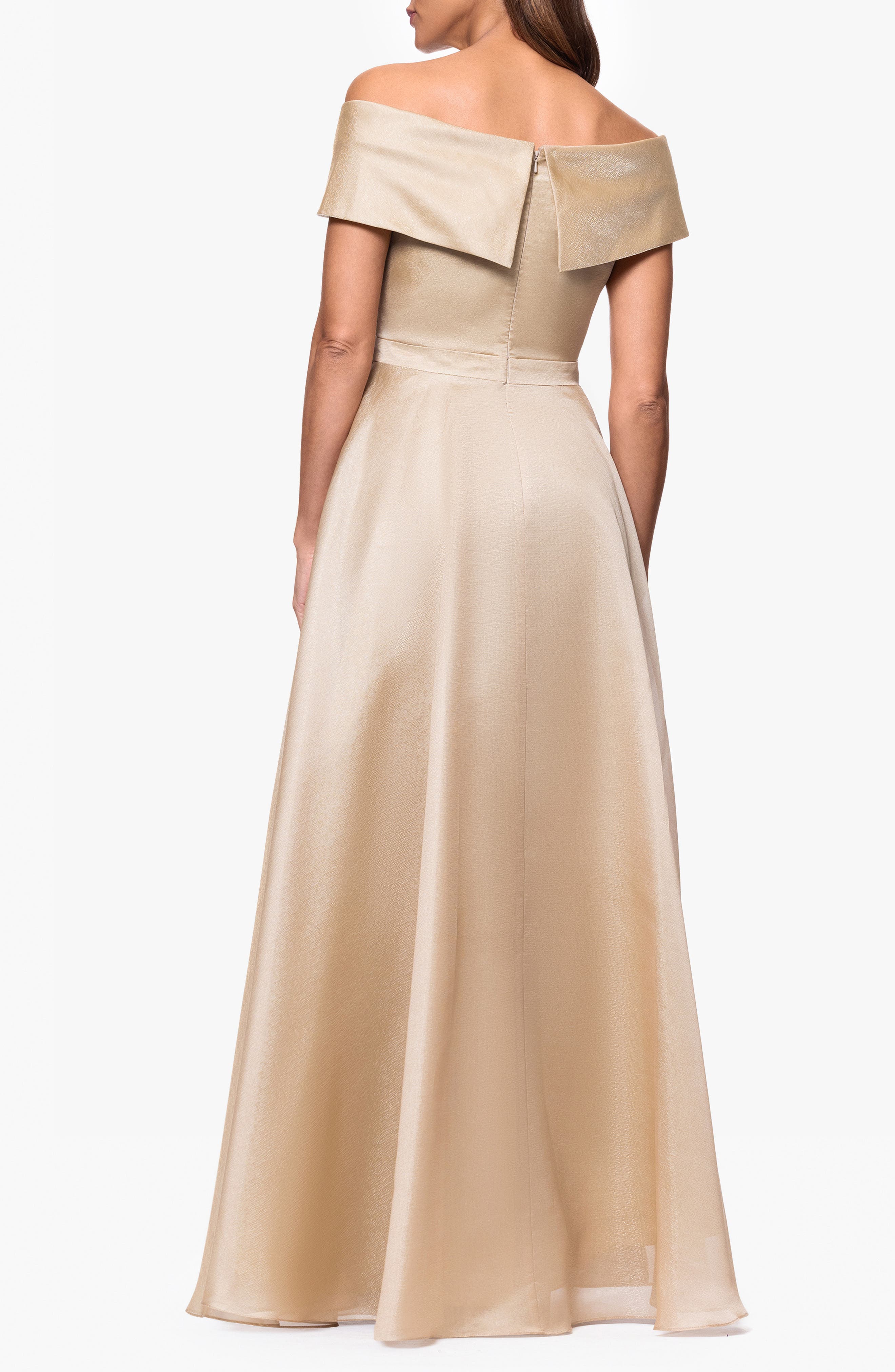 Off the Shoulder Organza Gown - image 2