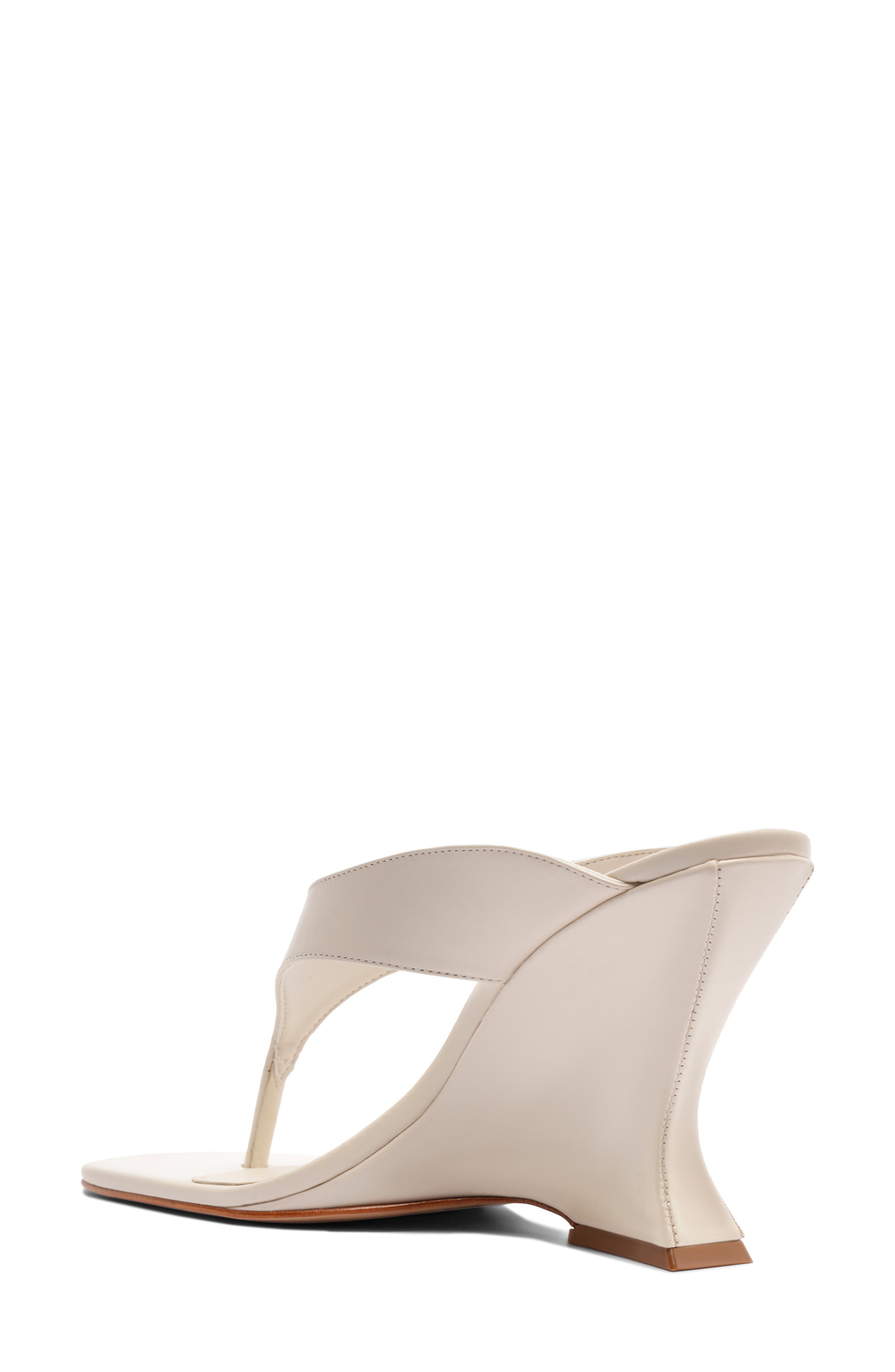 Maya Wedge Sandal, Alternate, color, SUGAR WHITE